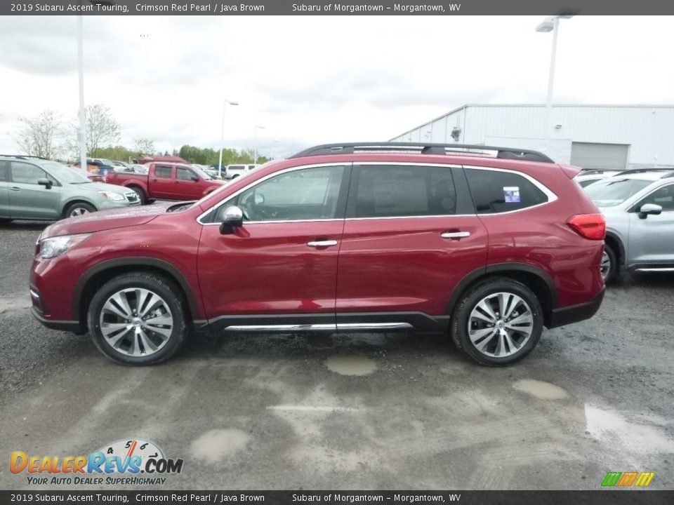 2019 Subaru Ascent Touring Crimson Red Pearl / Java Brown Photo #7