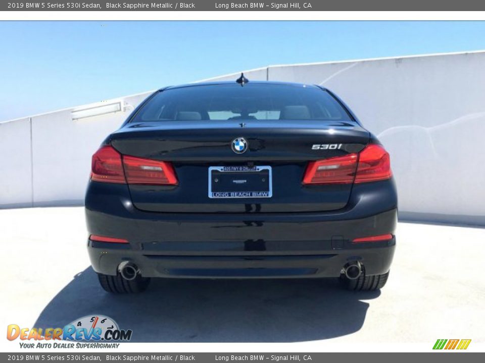 2019 BMW 5 Series 530i Sedan Black Sapphire Metallic / Black Photo #4