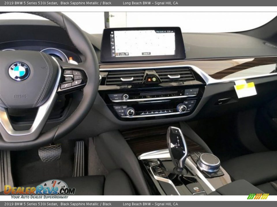 2019 BMW 5 Series 530i Sedan Black Sapphire Metallic / Black Photo #5