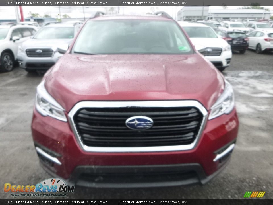2019 Subaru Ascent Touring Crimson Red Pearl / Java Brown Photo #9