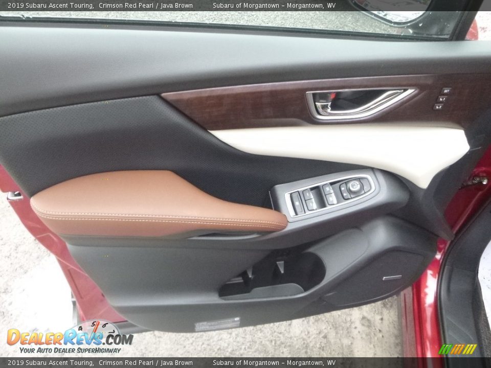 2019 Subaru Ascent Touring Crimson Red Pearl / Java Brown Photo #14