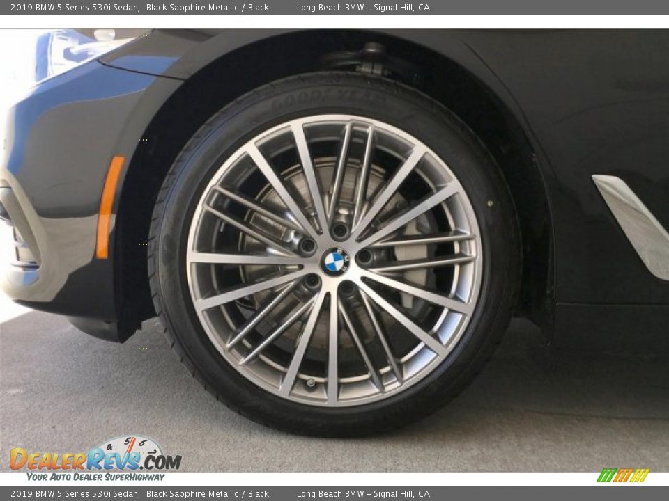 2019 BMW 5 Series 530i Sedan Black Sapphire Metallic / Black Photo #10