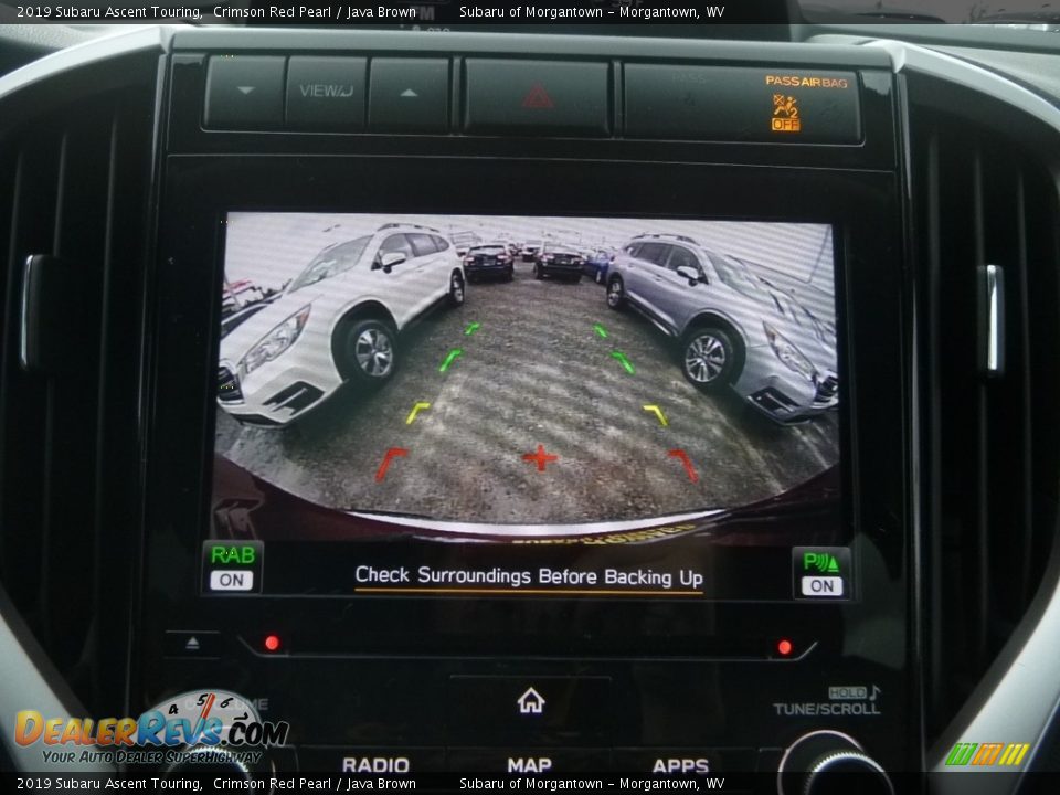 2019 Subaru Ascent Touring Crimson Red Pearl / Java Brown Photo #19
