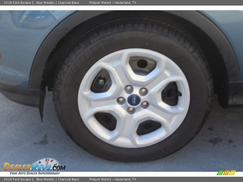 2018 Ford Escape S Blue Metallic / Charcoal Black Photo #5