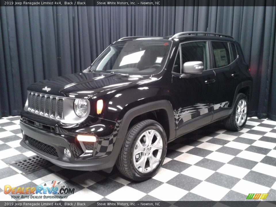 2019 Jeep Renegade Limited 4x4 Black / Black Photo #2