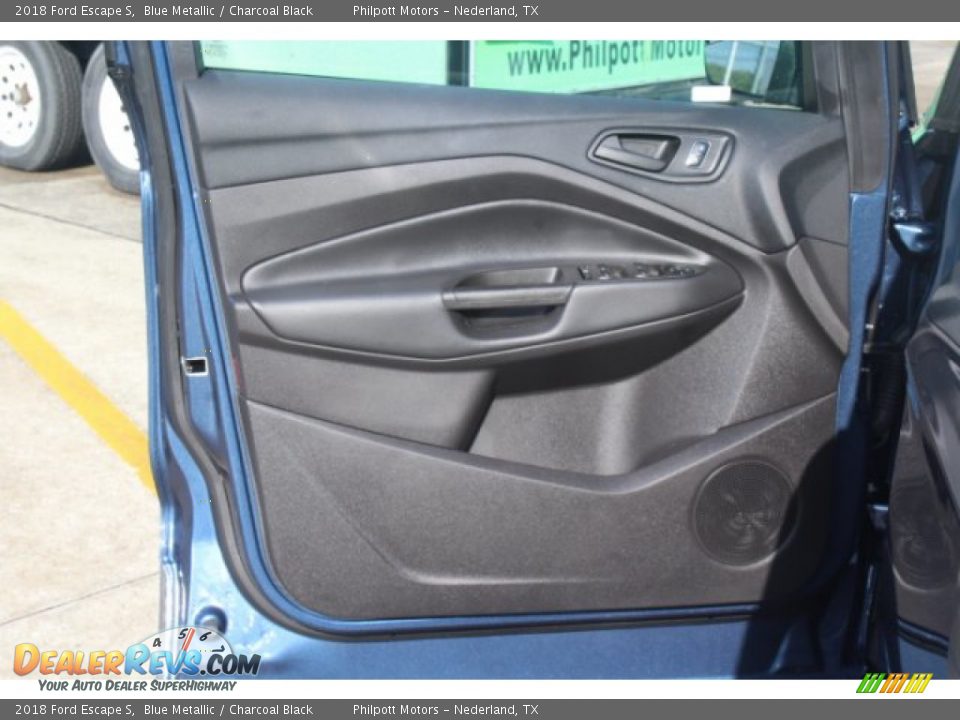 2018 Ford Escape S Blue Metallic / Charcoal Black Photo #11