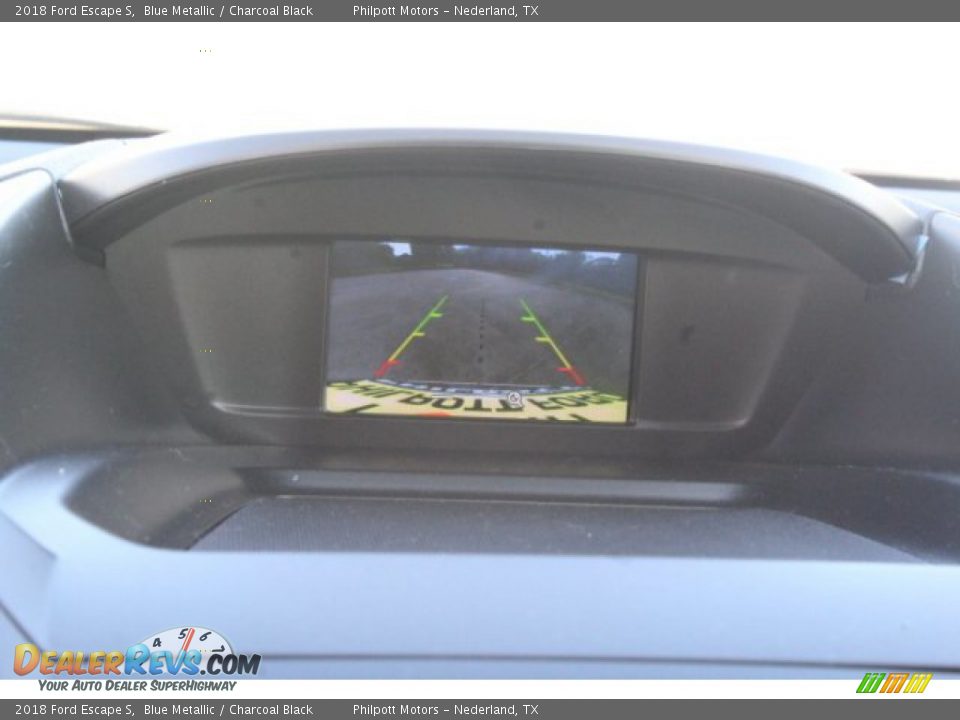 2018 Ford Escape S Blue Metallic / Charcoal Black Photo #15