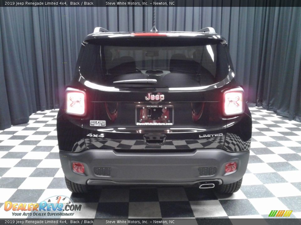 2019 Jeep Renegade Limited 4x4 Black / Black Photo #7