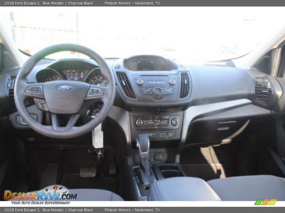 2018 Ford Escape S Blue Metallic / Charcoal Black Photo #20