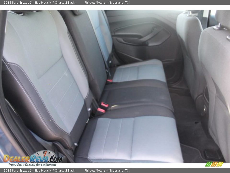 2018 Ford Escape S Blue Metallic / Charcoal Black Photo #24