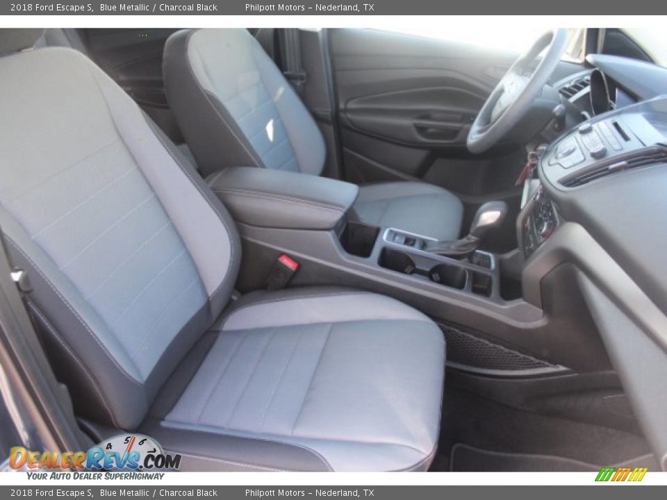 2018 Ford Escape S Blue Metallic / Charcoal Black Photo #26