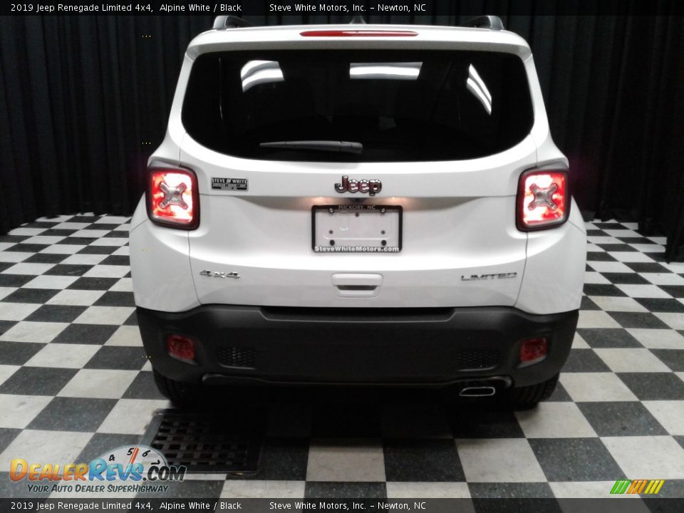 2019 Jeep Renegade Limited 4x4 Alpine White / Black Photo #7