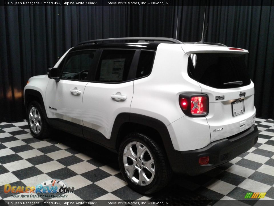 2019 Jeep Renegade Limited 4x4 Alpine White / Black Photo #8