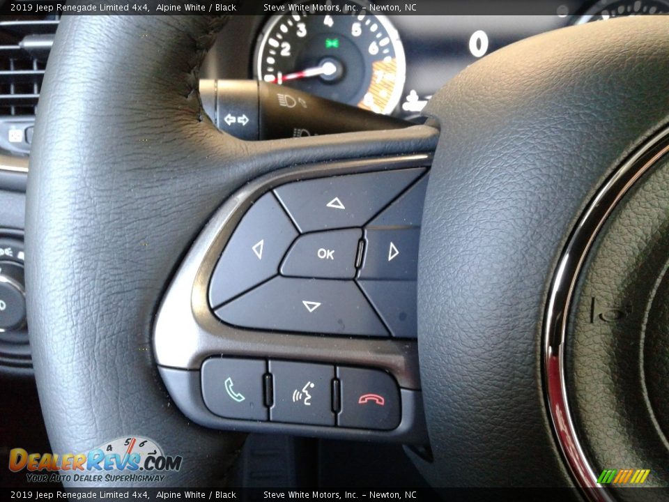 2019 Jeep Renegade Limited 4x4 Alpine White / Black Photo #16