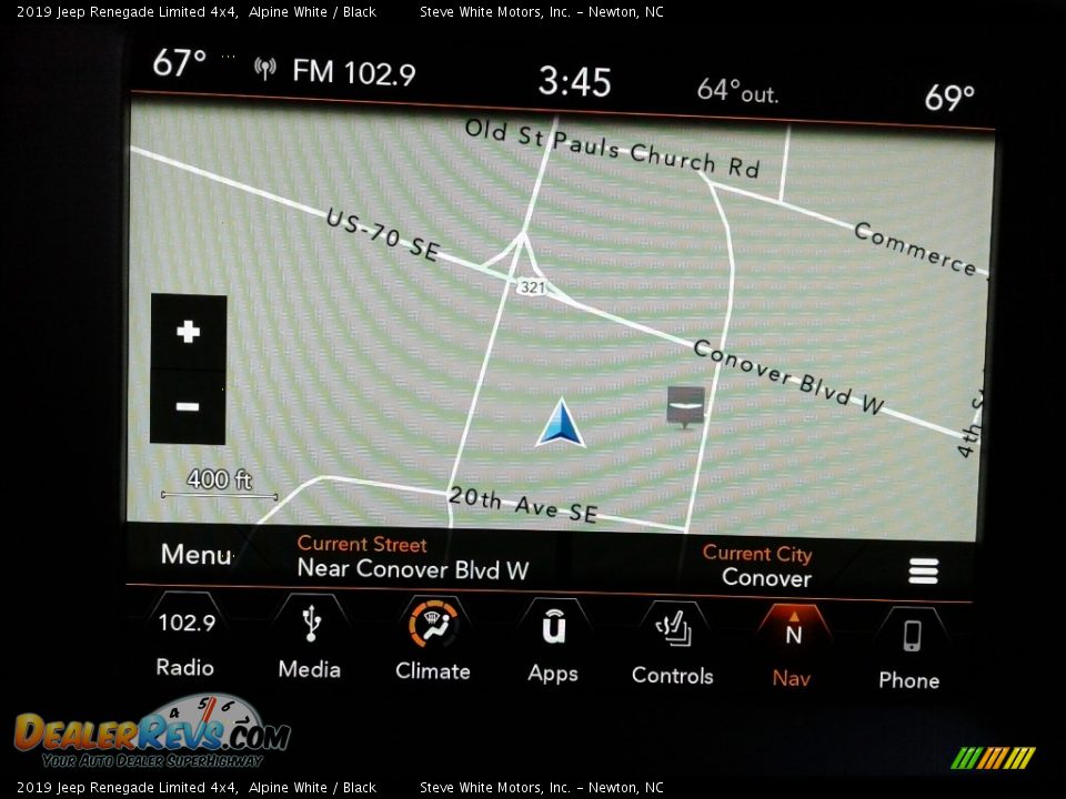 2019 Jeep Renegade Limited 4x4 Alpine White / Black Photo #23