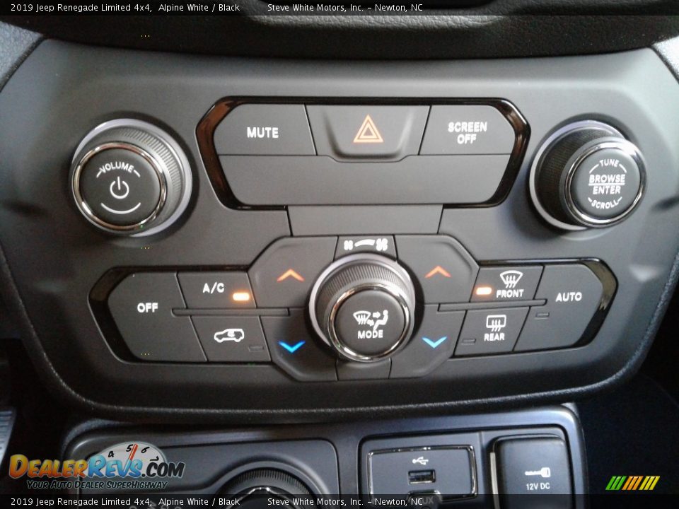 2019 Jeep Renegade Limited 4x4 Alpine White / Black Photo #26