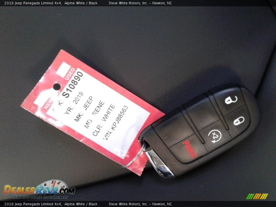 2019 Jeep Renegade Limited 4x4 Alpine White / Black Photo #32