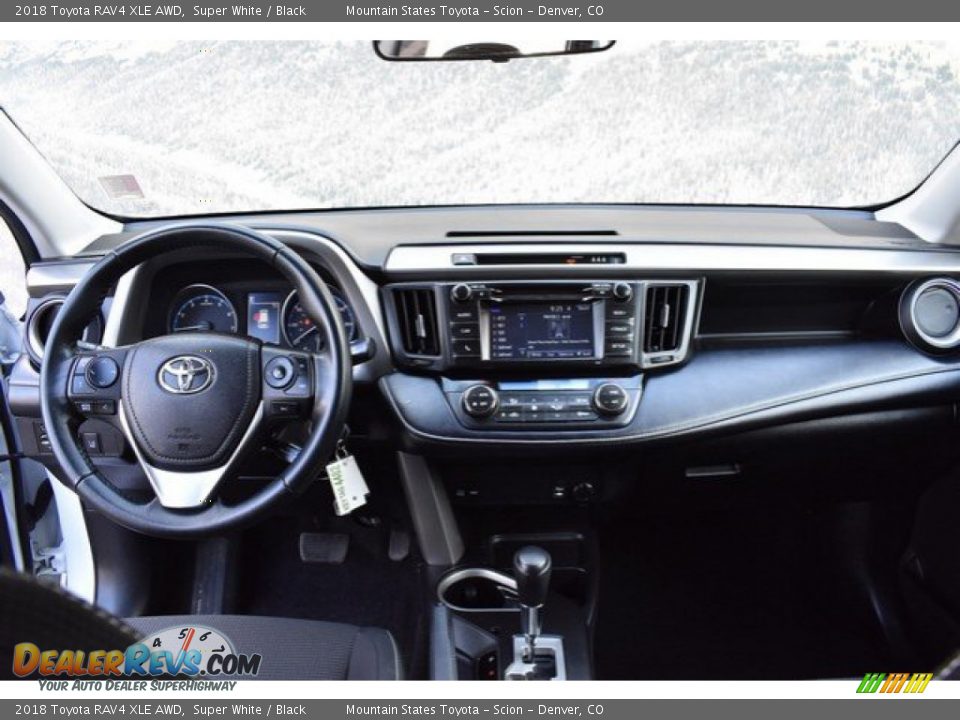 2018 Toyota RAV4 XLE AWD Super White / Black Photo #13