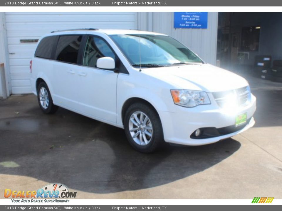 2018 Dodge Grand Caravan SXT White Knuckle / Black Photo #2