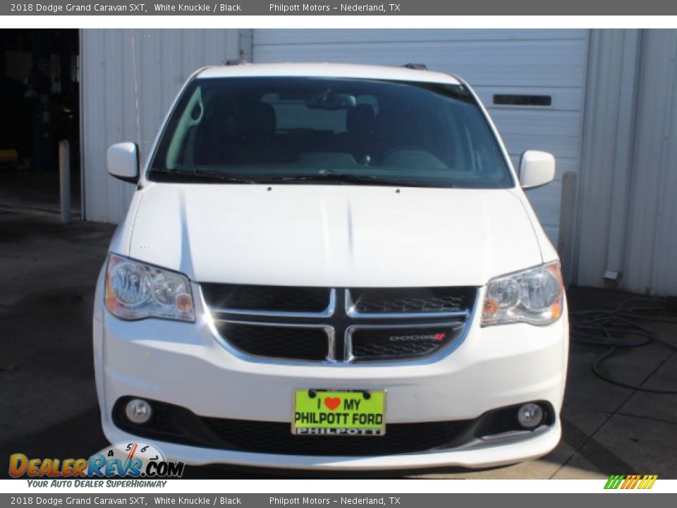2018 Dodge Grand Caravan SXT White Knuckle / Black Photo #3
