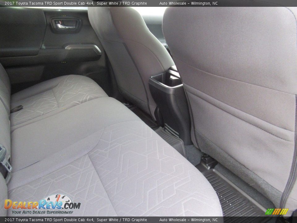 2017 Toyota Tacoma TRD Sport Double Cab 4x4 Super White / TRD Graphite Photo #13