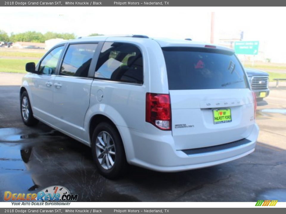2018 Dodge Grand Caravan SXT White Knuckle / Black Photo #6