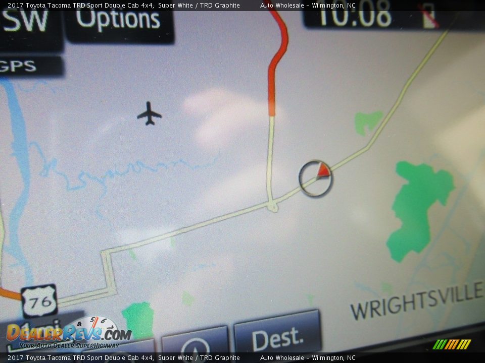 2017 Toyota Tacoma TRD Sport Double Cab 4x4 Super White / TRD Graphite Photo #16