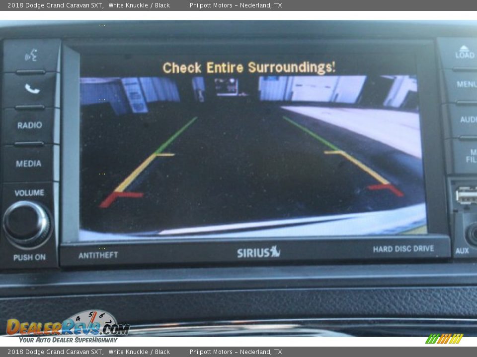 2018 Dodge Grand Caravan SXT White Knuckle / Black Photo #14