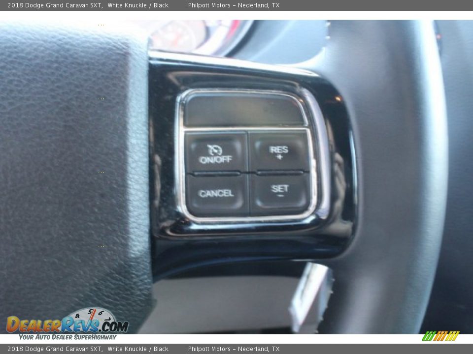 2018 Dodge Grand Caravan SXT White Knuckle / Black Photo #16