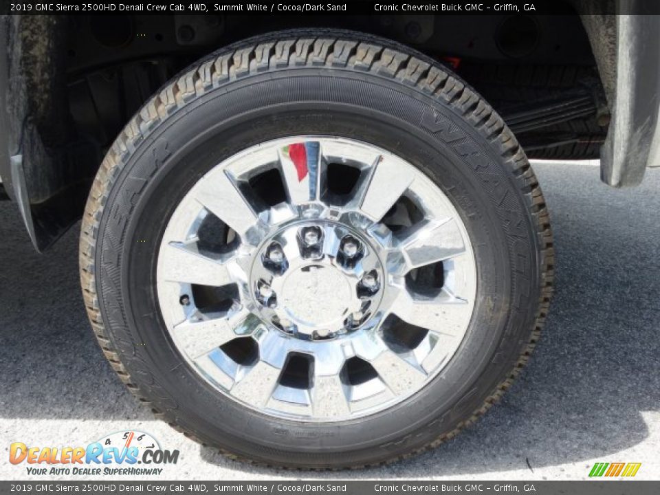 2019 GMC Sierra 2500HD Denali Crew Cab 4WD Summit White / Cocoa/Dark Sand Photo #11