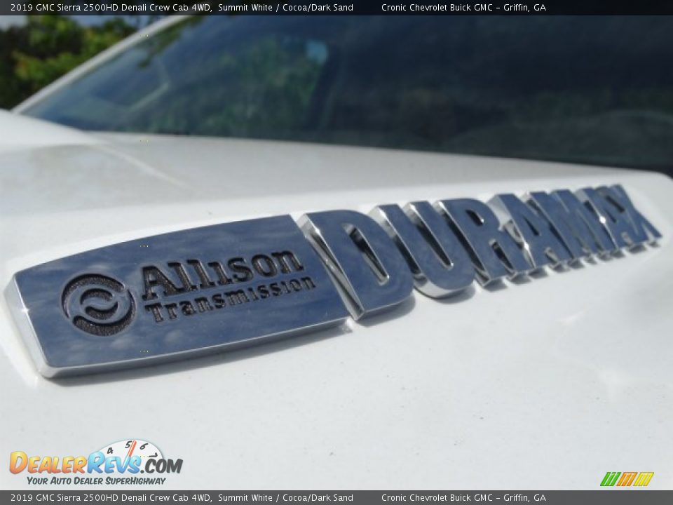 2019 GMC Sierra 2500HD Denali Crew Cab 4WD Summit White / Cocoa/Dark Sand Photo #13