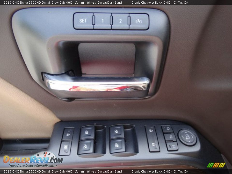 2019 GMC Sierra 2500HD Denali Crew Cab 4WD Summit White / Cocoa/Dark Sand Photo #16