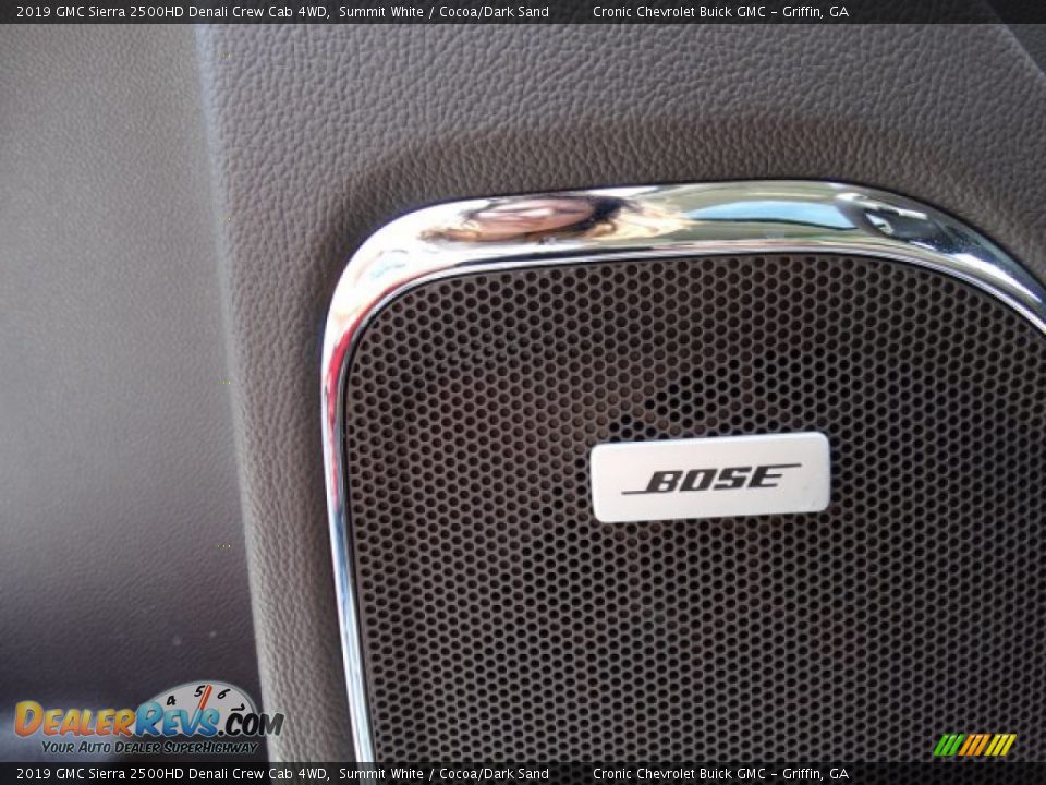 2019 GMC Sierra 2500HD Denali Crew Cab 4WD Summit White / Cocoa/Dark Sand Photo #17