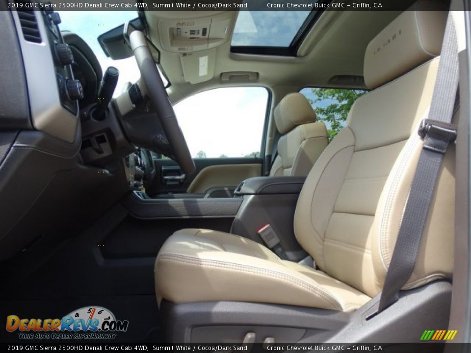 2019 GMC Sierra 2500HD Denali Crew Cab 4WD Summit White / Cocoa/Dark Sand Photo #18