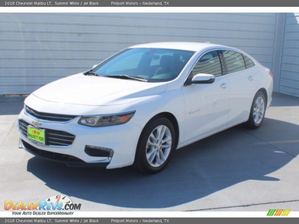 2018 Chevrolet Malibu LT Summit White / Jet Black Photo #4
