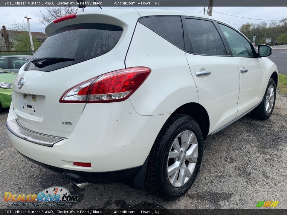 2011 Nissan Murano S AWD Glacier White Pearl / Black Photo #3