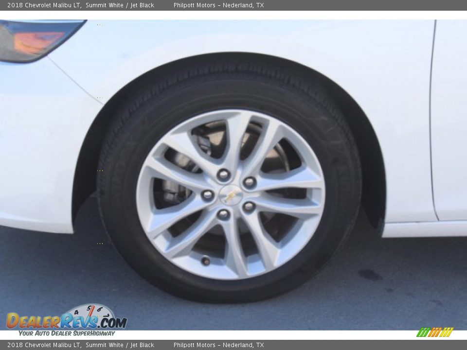 2018 Chevrolet Malibu LT Summit White / Jet Black Photo #5