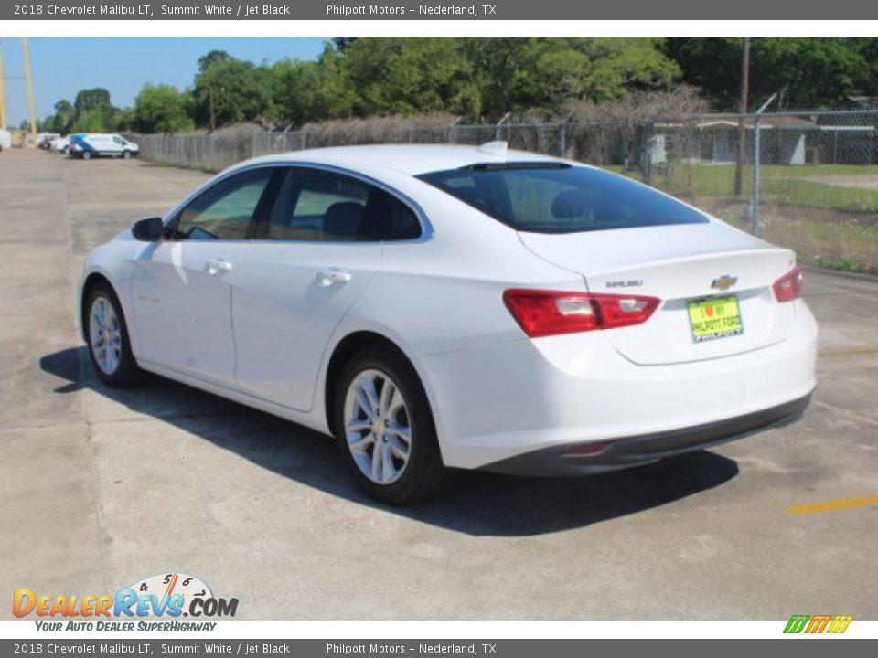 2018 Chevrolet Malibu LT Summit White / Jet Black Photo #6