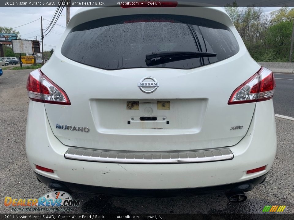 2011 Nissan Murano S AWD Glacier White Pearl / Black Photo #4