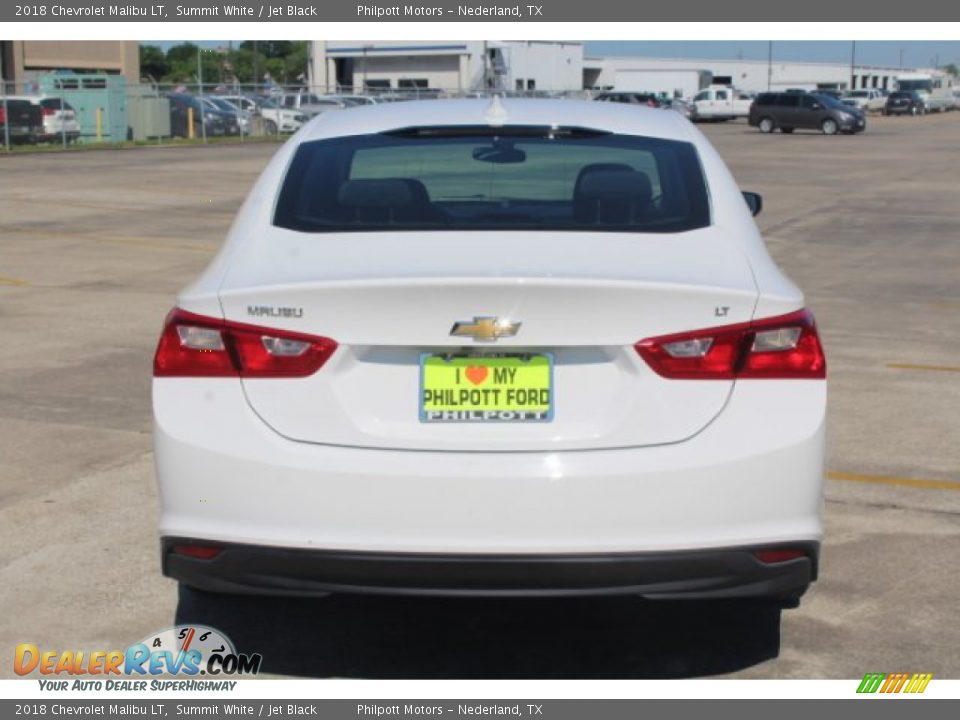 2018 Chevrolet Malibu LT Summit White / Jet Black Photo #7