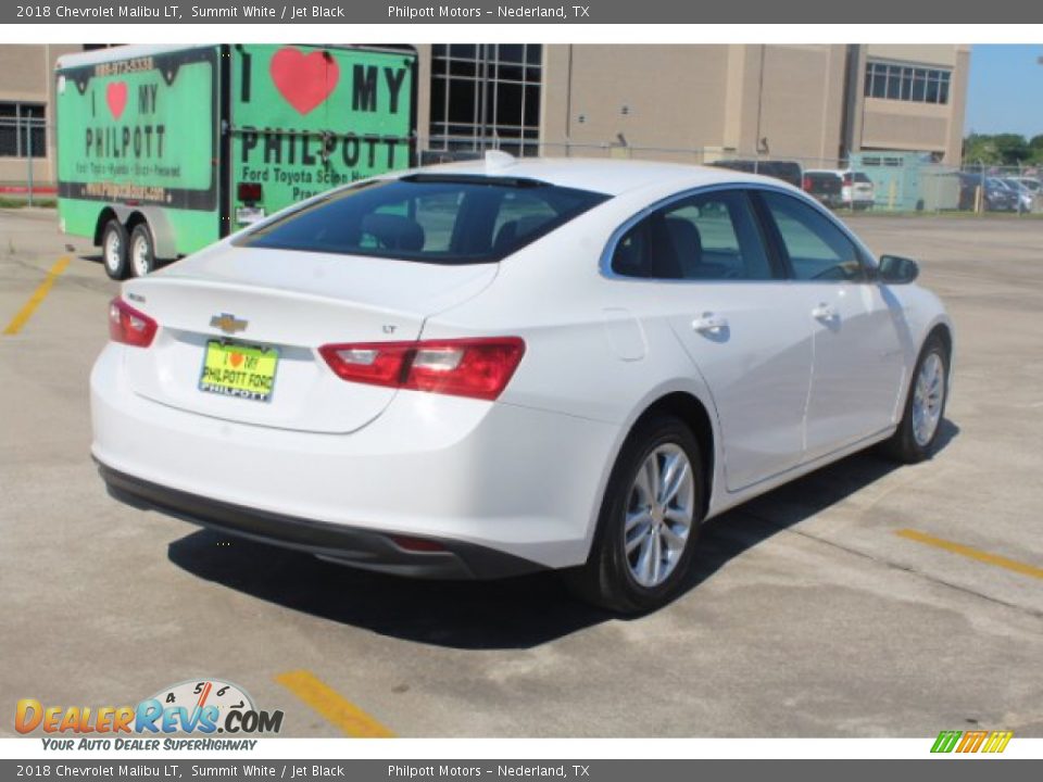 2018 Chevrolet Malibu LT Summit White / Jet Black Photo #8