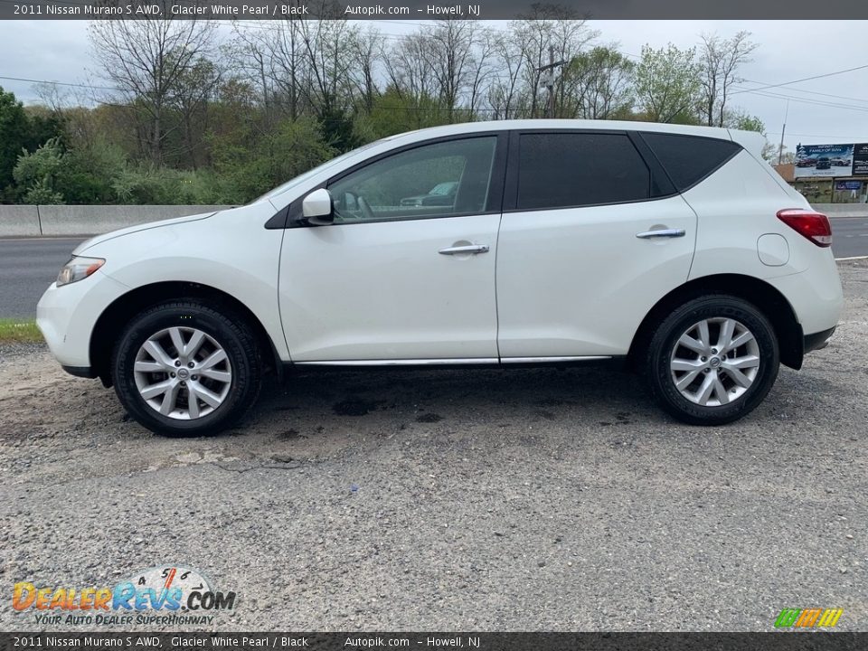 2011 Nissan Murano S AWD Glacier White Pearl / Black Photo #6