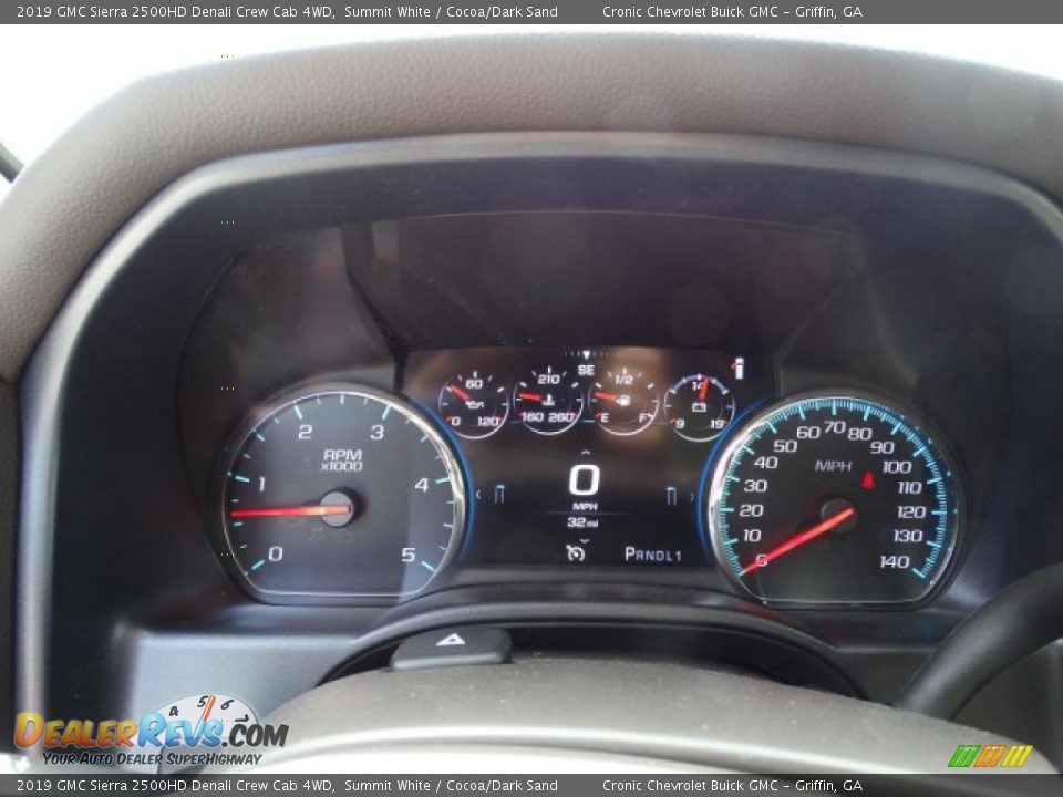 2019 GMC Sierra 2500HD Denali Crew Cab 4WD Summit White / Cocoa/Dark Sand Photo #21
