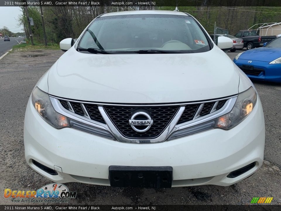 2011 Nissan Murano S AWD Glacier White Pearl / Black Photo #7