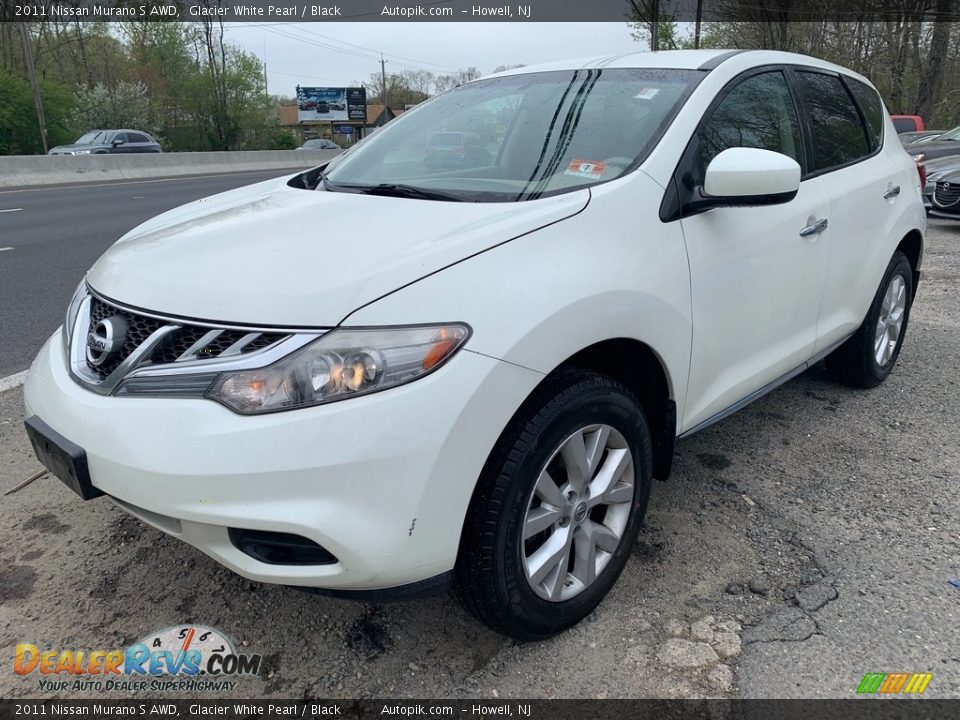 2011 Nissan Murano S AWD Glacier White Pearl / Black Photo #8