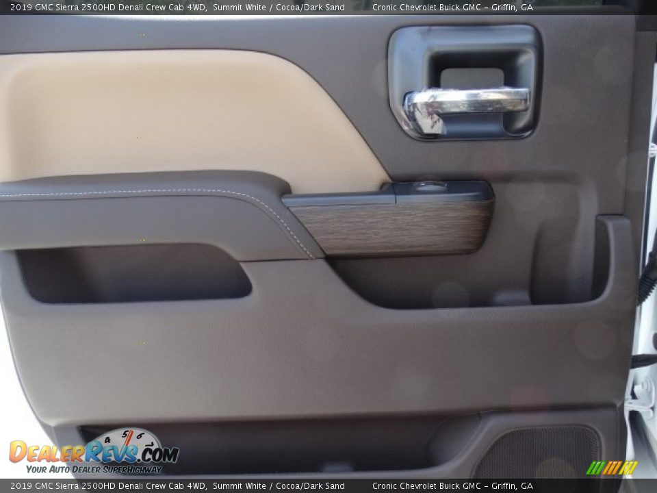 2019 GMC Sierra 2500HD Denali Crew Cab 4WD Summit White / Cocoa/Dark Sand Photo #27