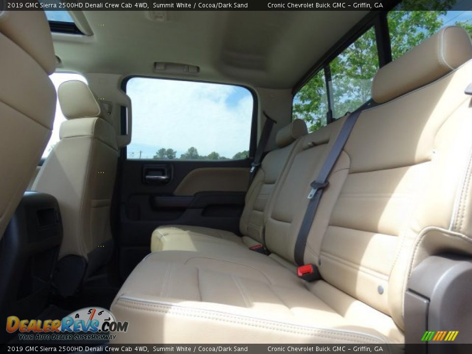 2019 GMC Sierra 2500HD Denali Crew Cab 4WD Summit White / Cocoa/Dark Sand Photo #28