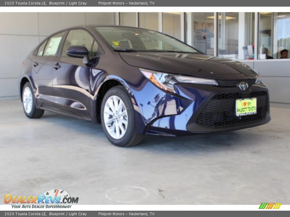 2020 Toyota Corolla LE Blueprint / Light Gray Photo #2