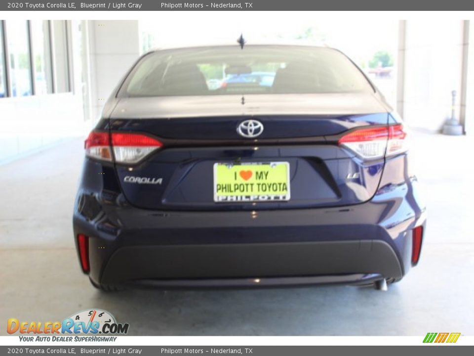 2020 Toyota Corolla LE Blueprint / Light Gray Photo #7