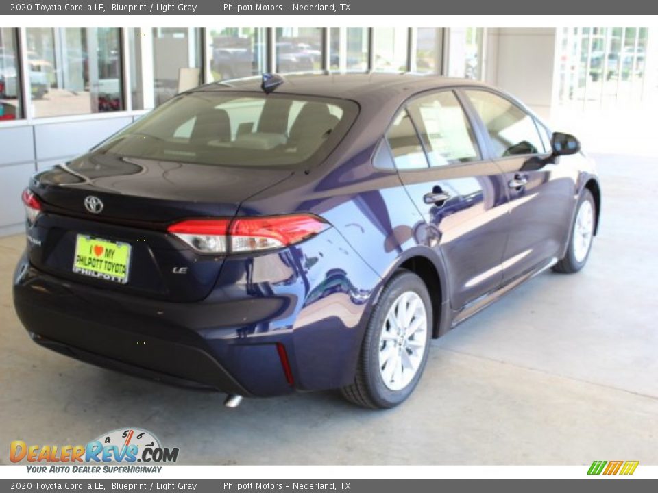 2020 Toyota Corolla LE Blueprint / Light Gray Photo #8